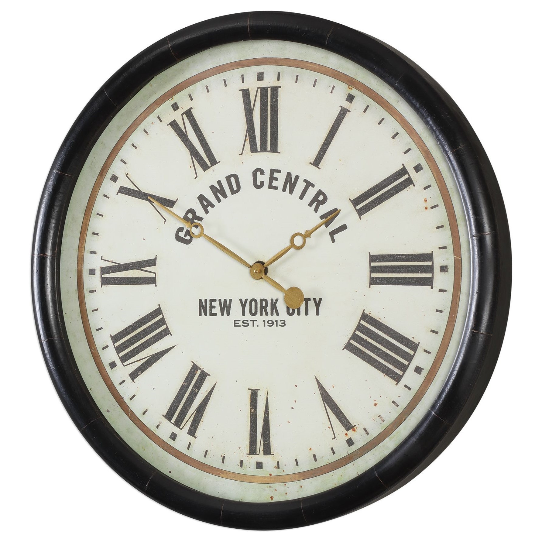 Uttermost Clocks Uttermost Leonor "Grand Central" Wall Clock Mueller